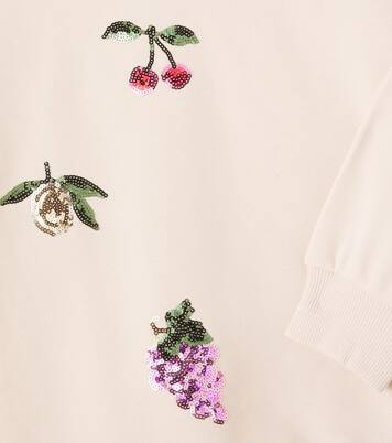 Lou sequined cotton-blend sweatshirt | Konges Sløjd