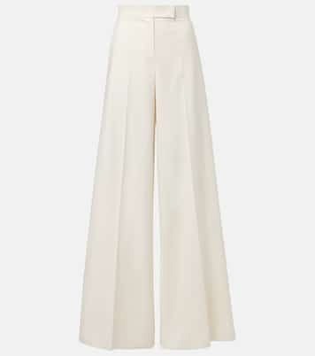 Finish cotton-blend wide-leg pants | Max Mara