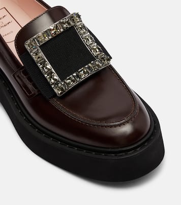 Mocasines con plataforma Viv' Rangers de piel | Roger Vivier