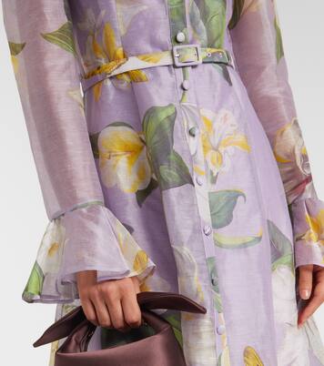 Katrina linen-blend shirt dress | Leo Lin