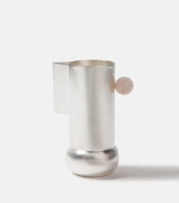 Embellished silver-plated pitcher | Natalia Criado