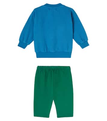 Baby printed cotton sweatshirt and sweatpants set | Bobo Choses