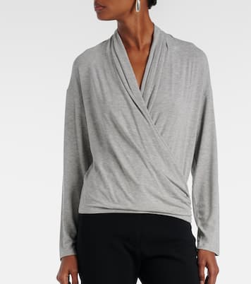 Draped jersey top | Vince