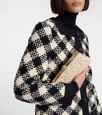 Verzierte Clutch Carry Secrets Mini aus Satin | Valentino Garavani