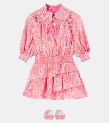 Robe Anna imprimée en coton mélangé | Poupette St Barth Kids
