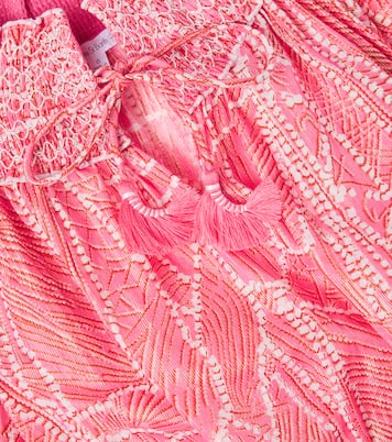 Anna printed cotton-blend dress | Poupette St Barth Kids