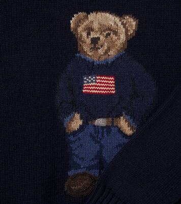 Polo Bear intarsia cotton sweater  | Polo Ralph Lauren Kids