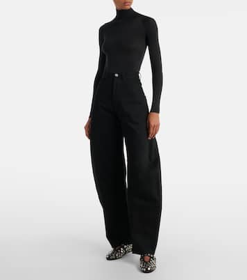 Bailarinas de piel con tachuelas | Alaïa