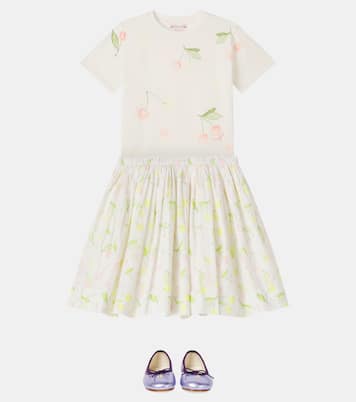 Suzon printed cotton skirt | Bonpoint