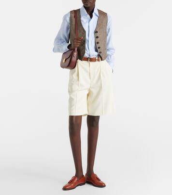 Bermuda-Shorts Minetta aus Woll-Gabardine | Ralph Lauren Collection