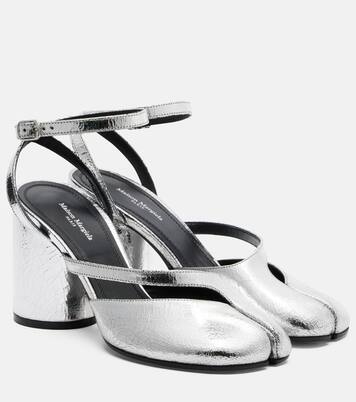 Tabi metallic leather pumps | Maison Margiela