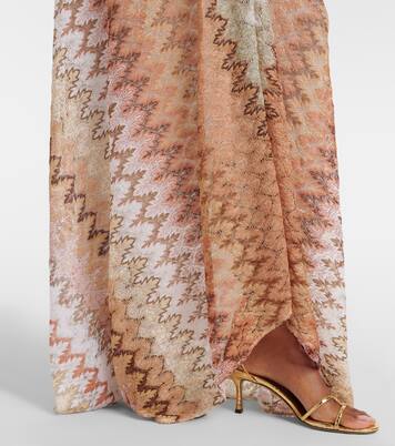 Lamé maxi dress | Missoni