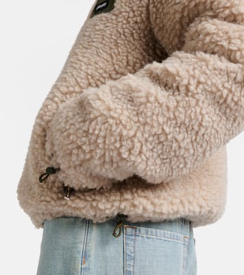 Daunenjacke aus Teddyfleece | Miu Miu