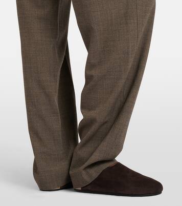 Gianni wool straight pants | The Row