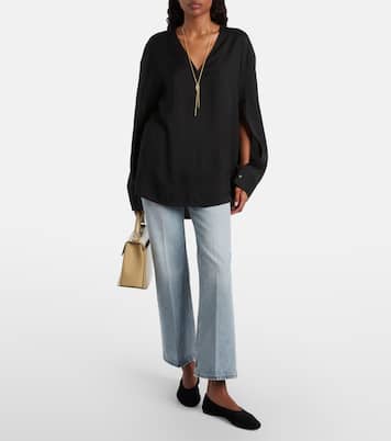 Kick cropped flared jeans | Toteme