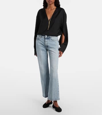 Kick cropped flared jeans | Toteme