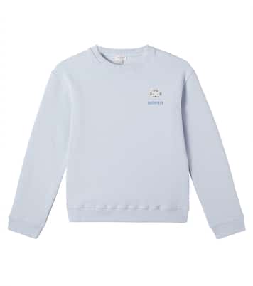Muckie embroidered cotton-blend sweatshirt | Donsje