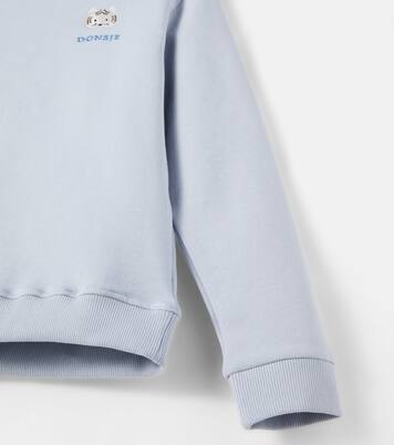 Muckie embroidered cotton-blend sweatshirt | Donsje