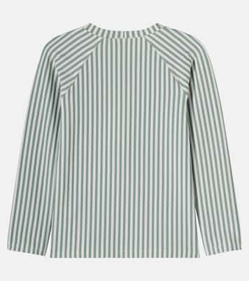 Noah striped seersucker rashguard top | Liewood