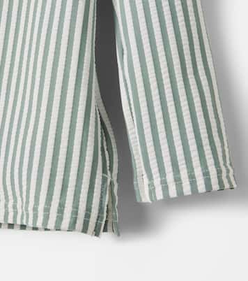 Noah striped seersucker rashguard top | Liewood