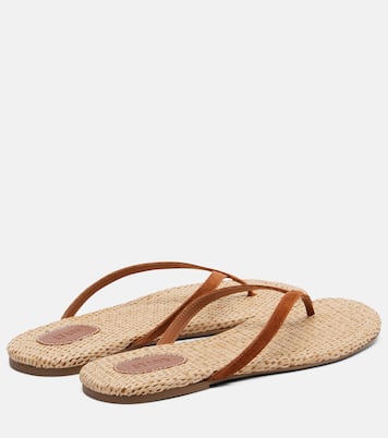 Freja suede thong sandals | Staud