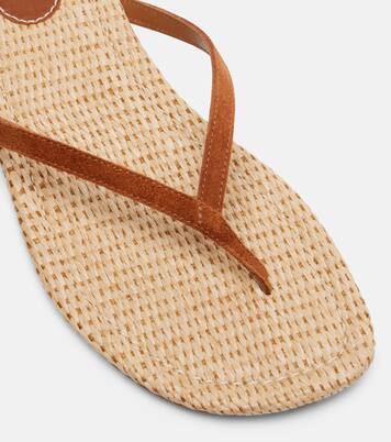 Freja suede thong sandals | Staud