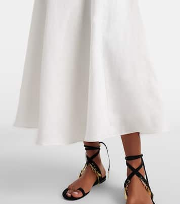 Midikleid Bianca aus Leinen | Faithfull