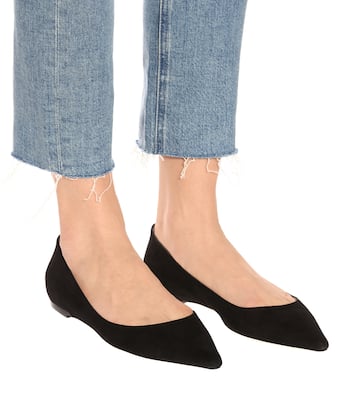 Ballerines en daim Romy Flat | Jimmy Choo
