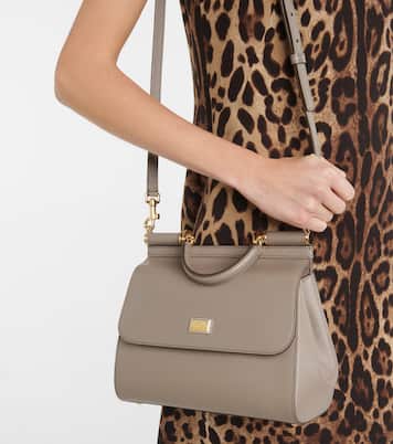Borsa Sicily Medium in pelle | Dolce&Gabbana