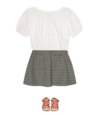 Bluse Queens Park aus Baumwolle | Caramel