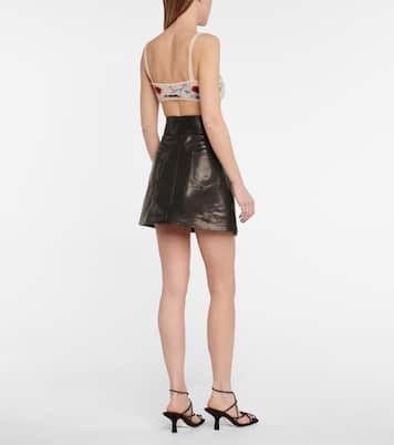 Bralette Eda in cashmere con intarsi | Khaite