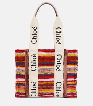 Shopper Woody Small a righe | Chloé