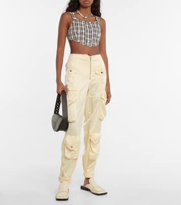 Satin cargo pants | Acne Studios