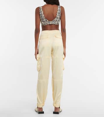 Satin cargo pants | Acne Studios