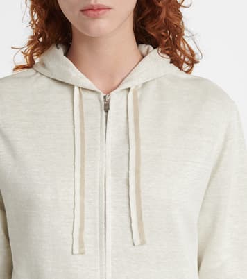 Sudadera de lino con cierre | Loro Piana
