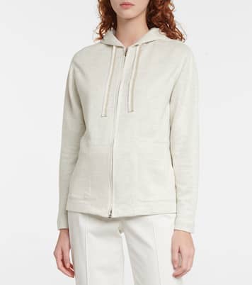 Sudadera de lino con cierre | Loro Piana