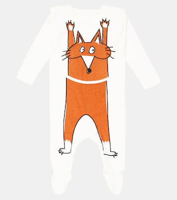 Baby - Tutina e bavaglino in jersey di cotone | Stella McCartney Kids