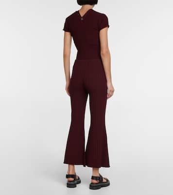 White Label Hose aus Rippstrick | Proenza Schouler
