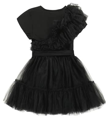 Verziertes Kleid aus Tüll | Monnalisa