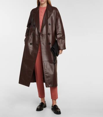 Mantel Ussun aus Leder | Max Mara
