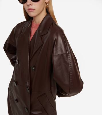Mantel Ussun aus Leder | Max Mara
