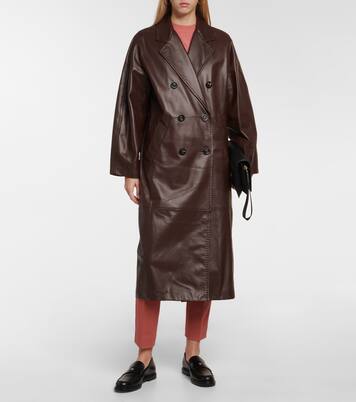 Mantel Ussun aus Leder | Max Mara