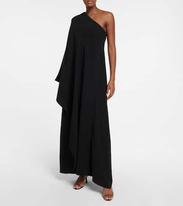 Sparrow one-shoulder silk cady gown | The Row