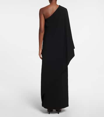 Sparrow one-shoulder silk cady gown | The Row