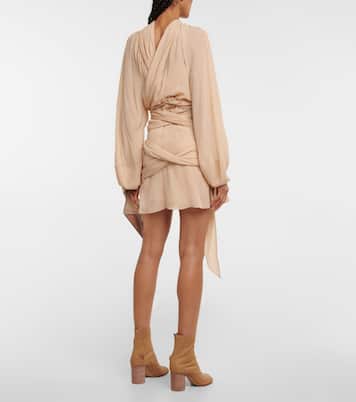 Miniabito in chiffon di seta | Maison Margiela