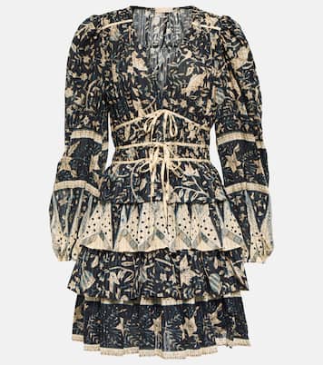 Nina printed cotton-blend minidress | Ulla Johnson