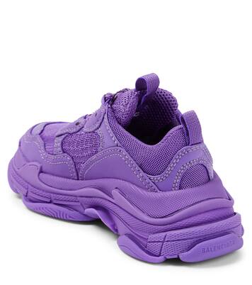 Balenciaga triple s black purple sale