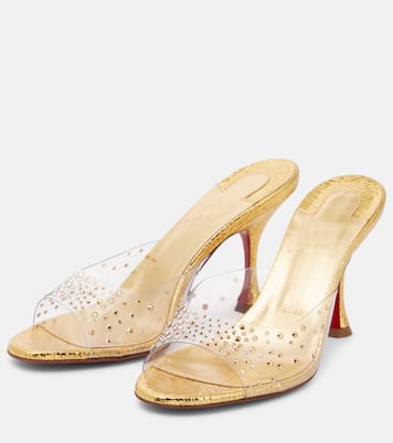Degramule 85 embellished mules | Christian Louboutin