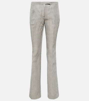 Checked low-rise pants | Acne Studios