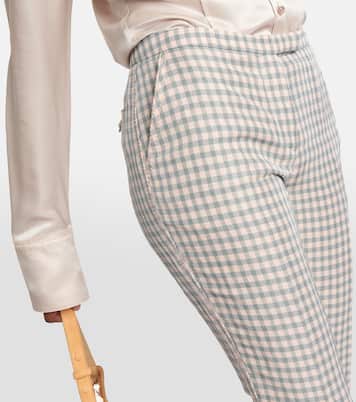 Checked low-rise pants | Acne Studios